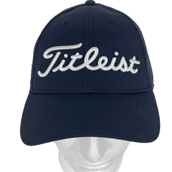 Titleist Mens Snapback Hat Navy Bids Trading NEW - Picture 1 of 10